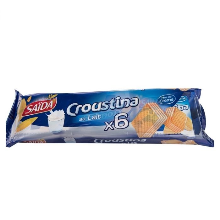 Gaufrettes Croustina au lait X 6