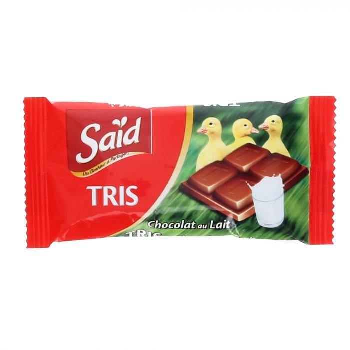 Chocolat tris lait 30g