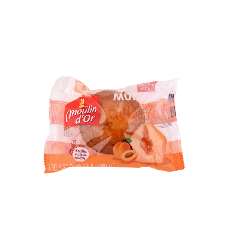 Muffin fourré  55GR Abricot