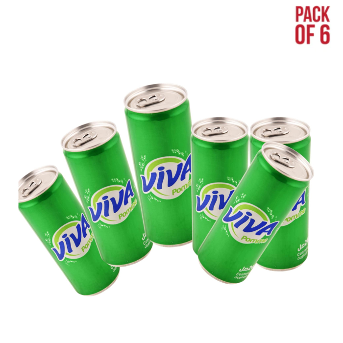 VIVA Apple – Pack of 6 drink cans 24cl