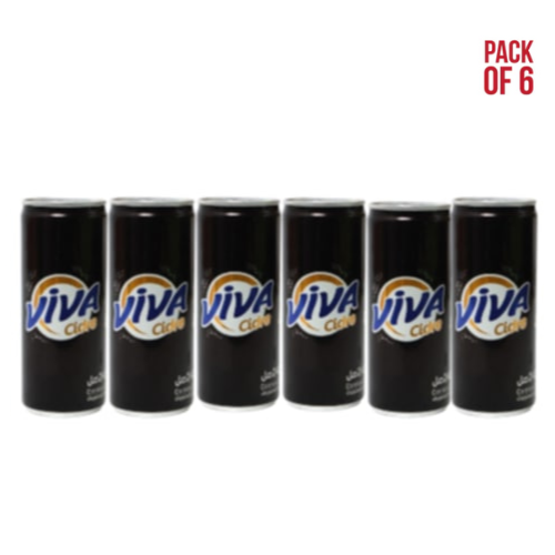 VIVA cider – Pack of 6 drink cans 24cl
