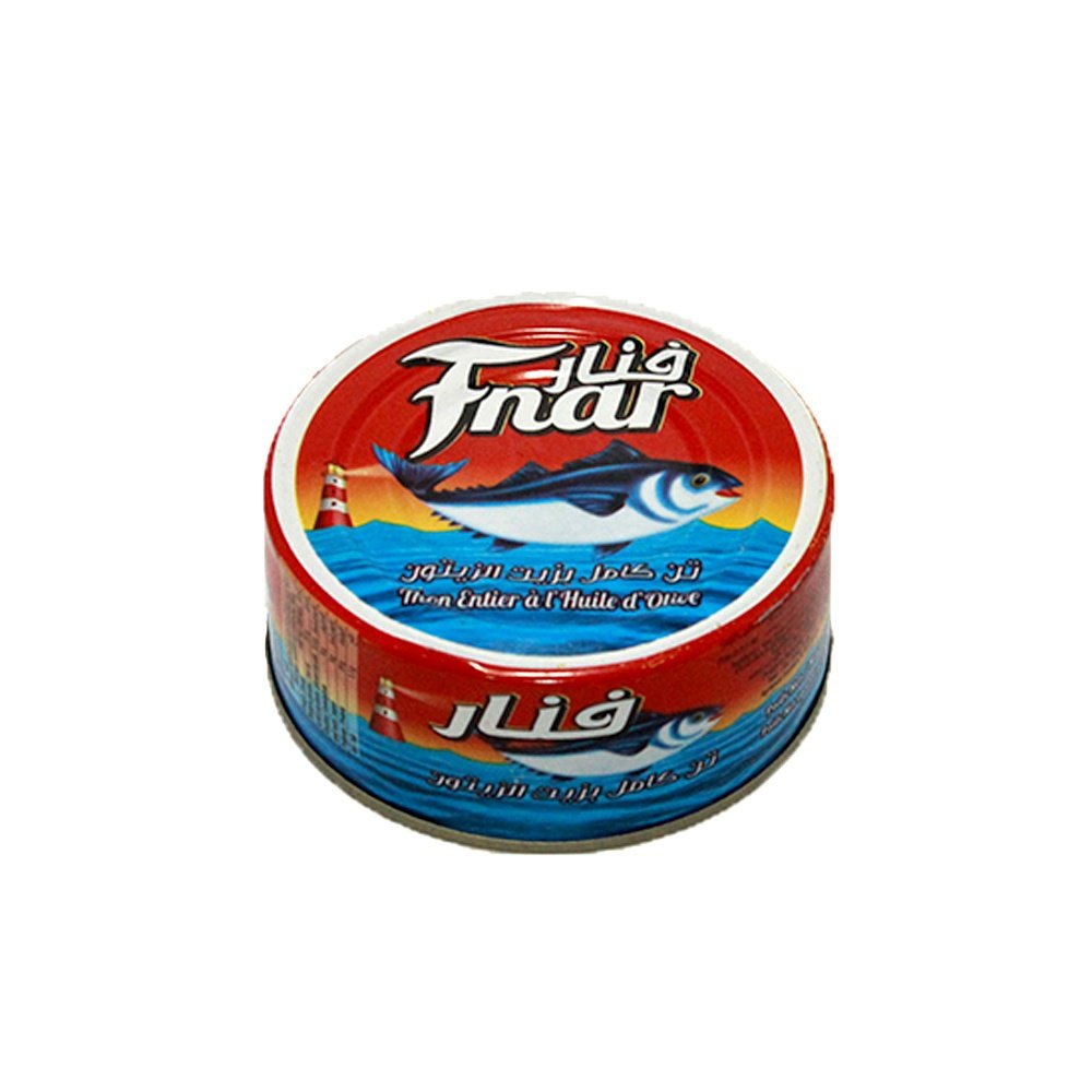Thon entier à l’huile d’olives Fnar 160g rouge