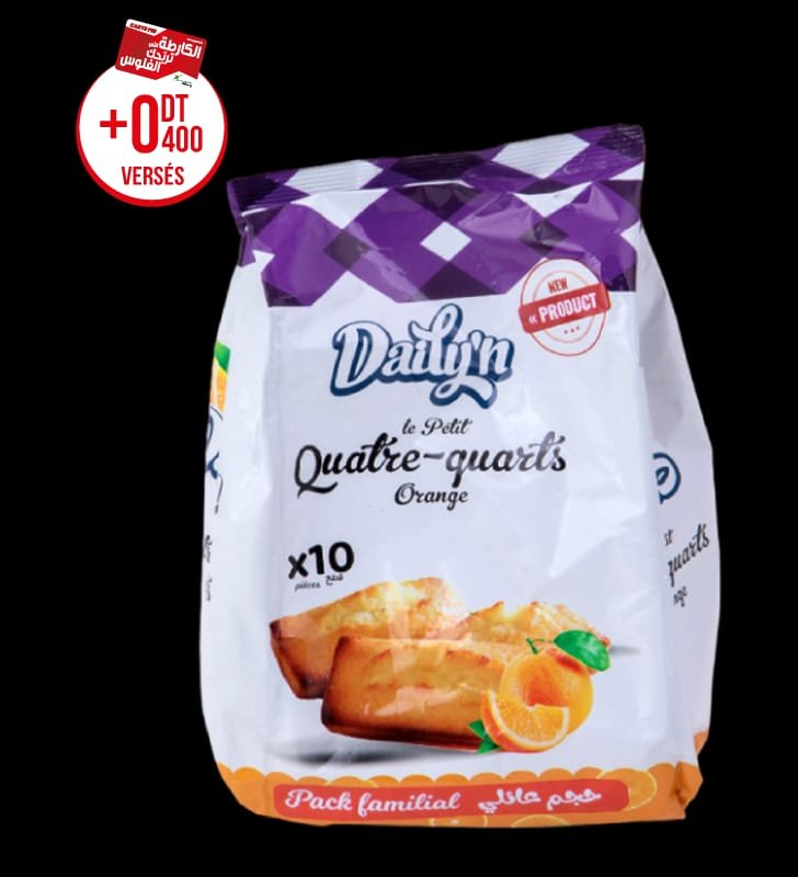 Petits quatre-quarts DAILY'N   10 Pièces Orange