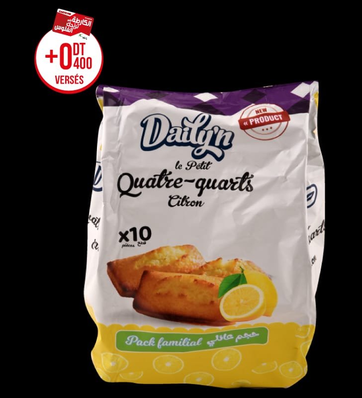 Petits quatre-quarts DAILY'N   10 Pièces Citron