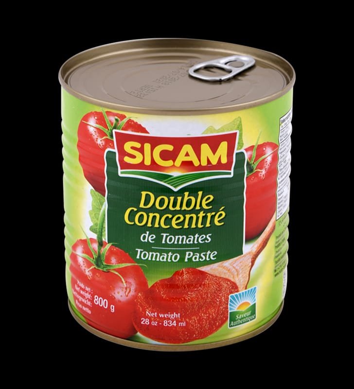 Double concentré de tomates 800g